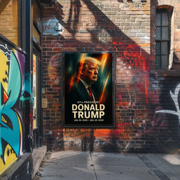 Trump Patriotism Leadership Expressionism Poster