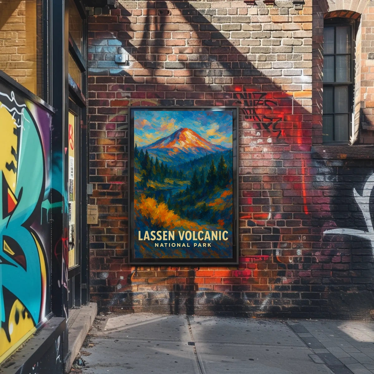 Lassen Volcanic National Park Poster Wall Art Print