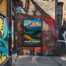 Lassen Volcanic National Park Poster Wall Art Print