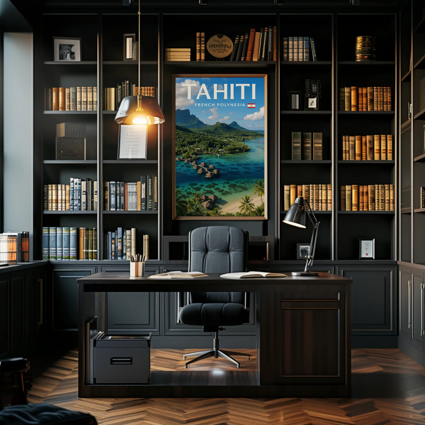 Tahiti French Polynesia Tropical Island Paradise Poster