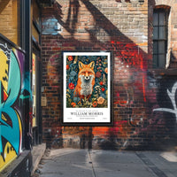 William Morris Nature Art Red Fox Cultural or Heritage Poster