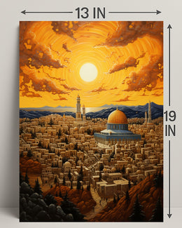 Radiant Cityscape Poster