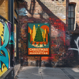 Christmas In Manhattan Poster