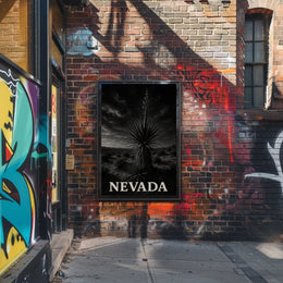 Nevada Desert Landscape Poster