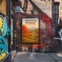 Autumn in Vermont Wall Art Print