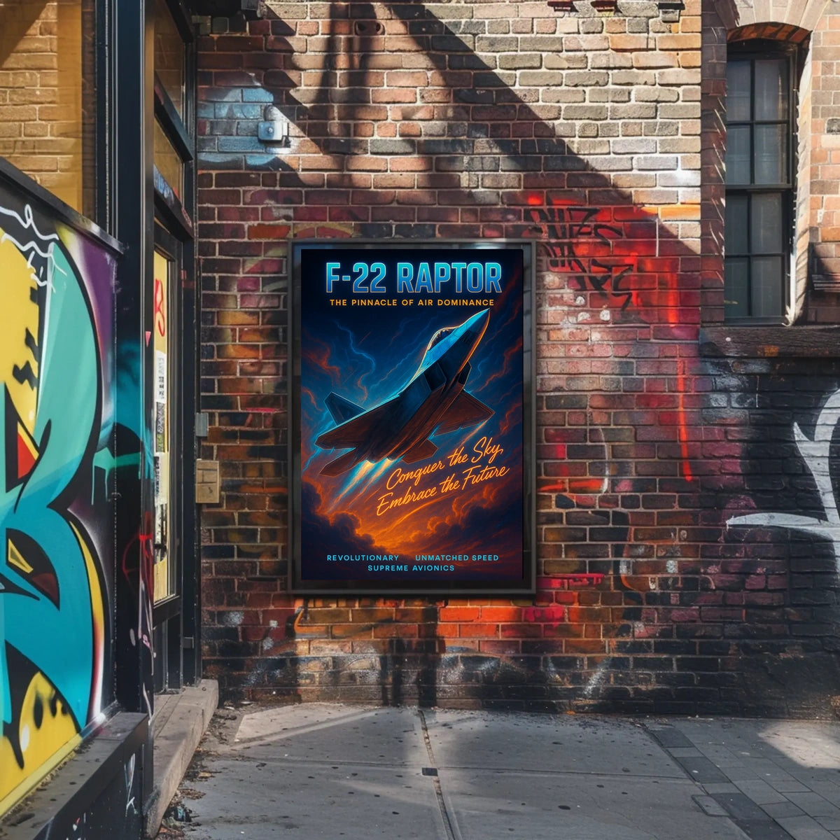 F-22 Raptor The Pinnacle Of Air Poster
