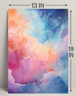 Abstract Color Symphony Abstract Poster PosterGoat