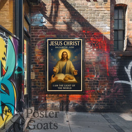 Jesus Christ Spirituality Poster for Inspirational Settings