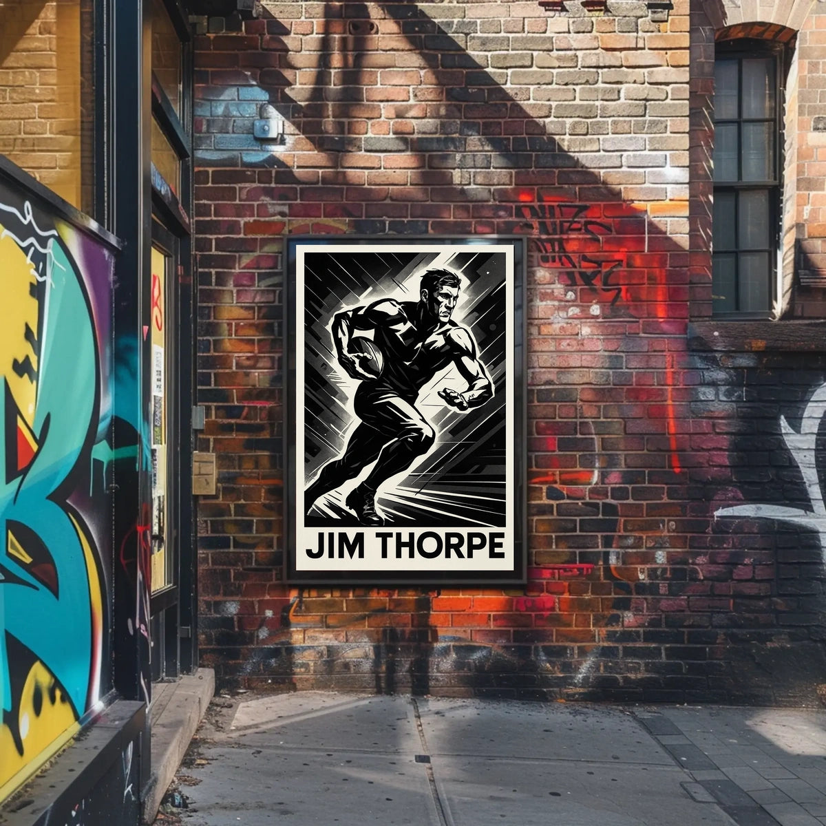 Jim Thorpe Athletic Legend Poster