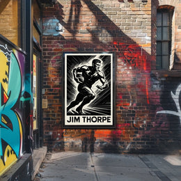 Jim Thorpe Athletic Legend Poster