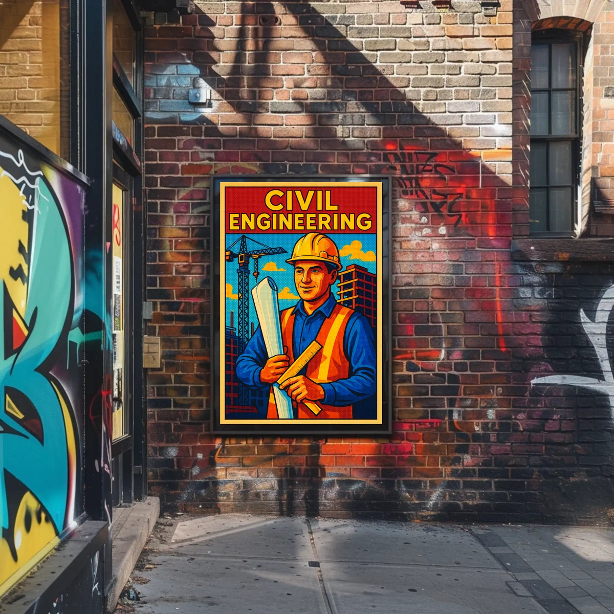 Civil Engineering Vision Poster