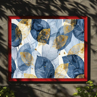 Abstract Leaves Art Poster