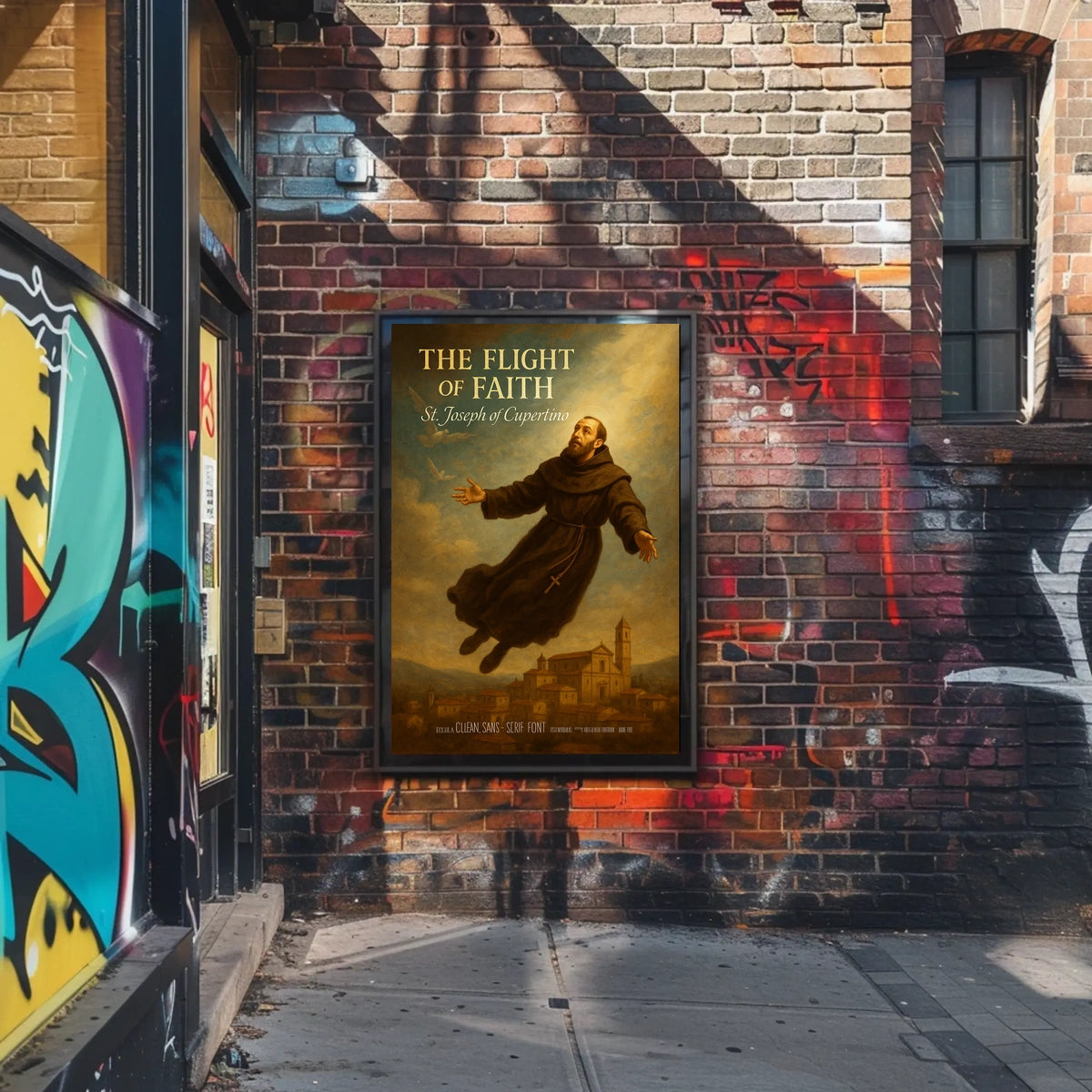 The Flight of Faith St. Joseph of Cupertino Poster