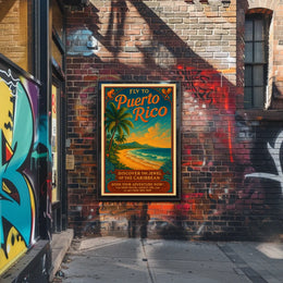 Discover The Jewel Of The Caribbean Poster