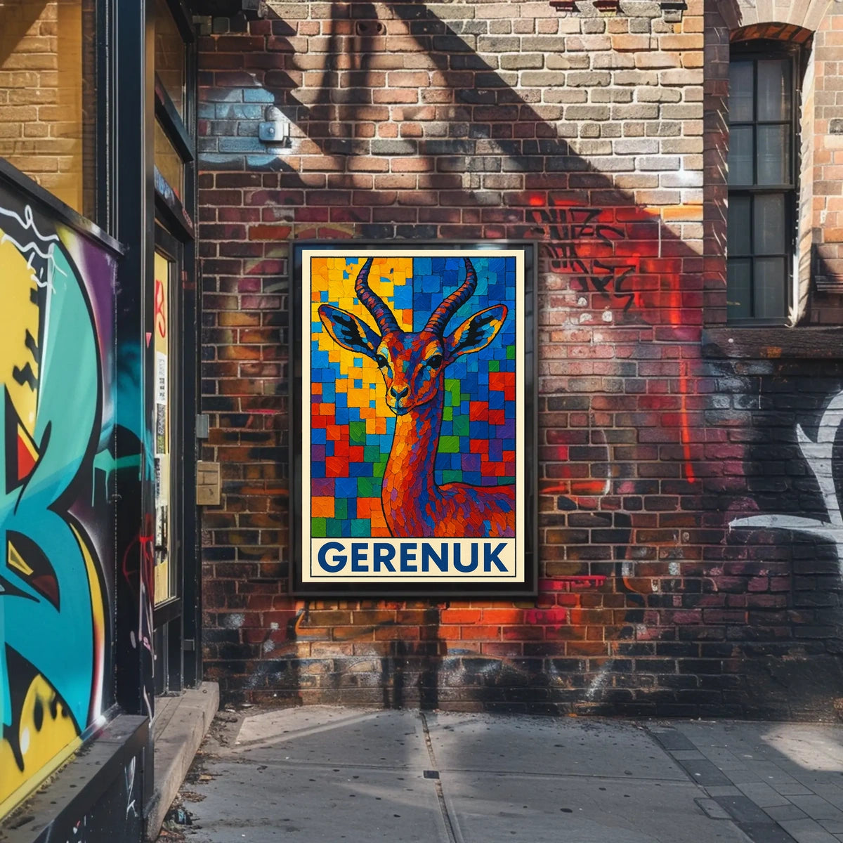 Gerenuk Art Poster