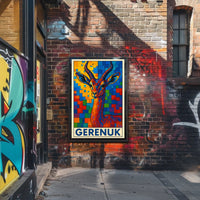 Gerenuk Art Poster