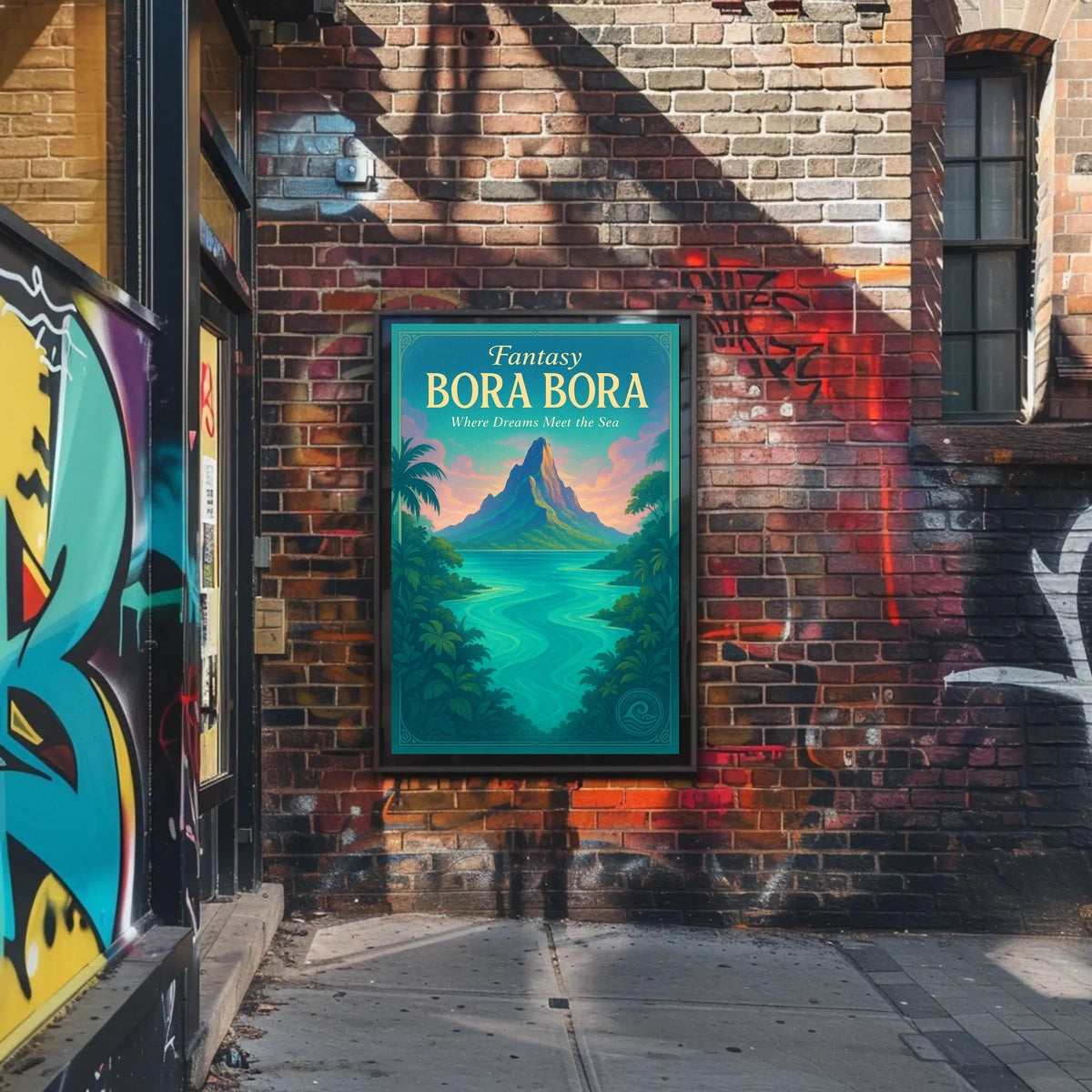 Fantasy Bora Bora Poster