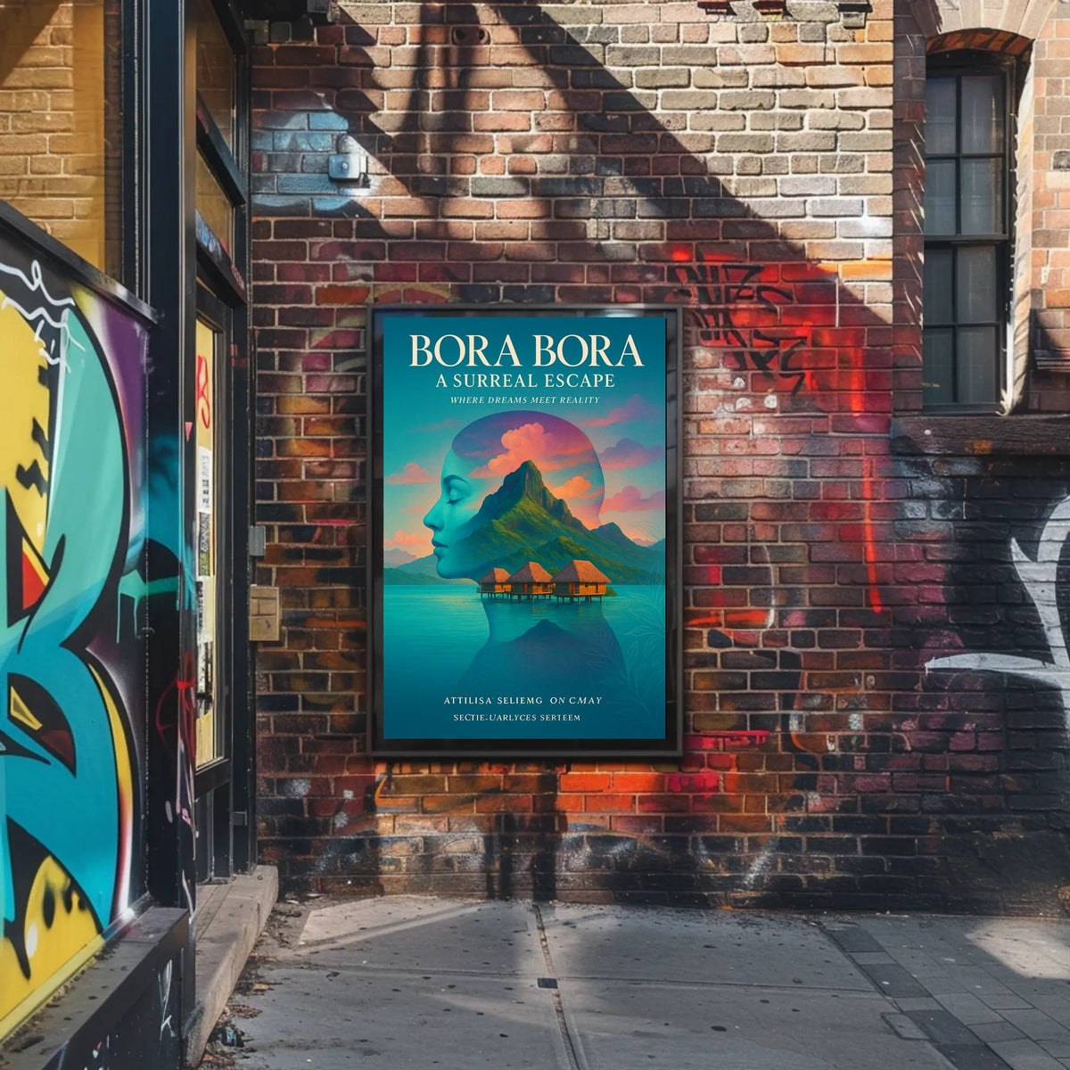 Bora Bora A Surreal Escape Poster