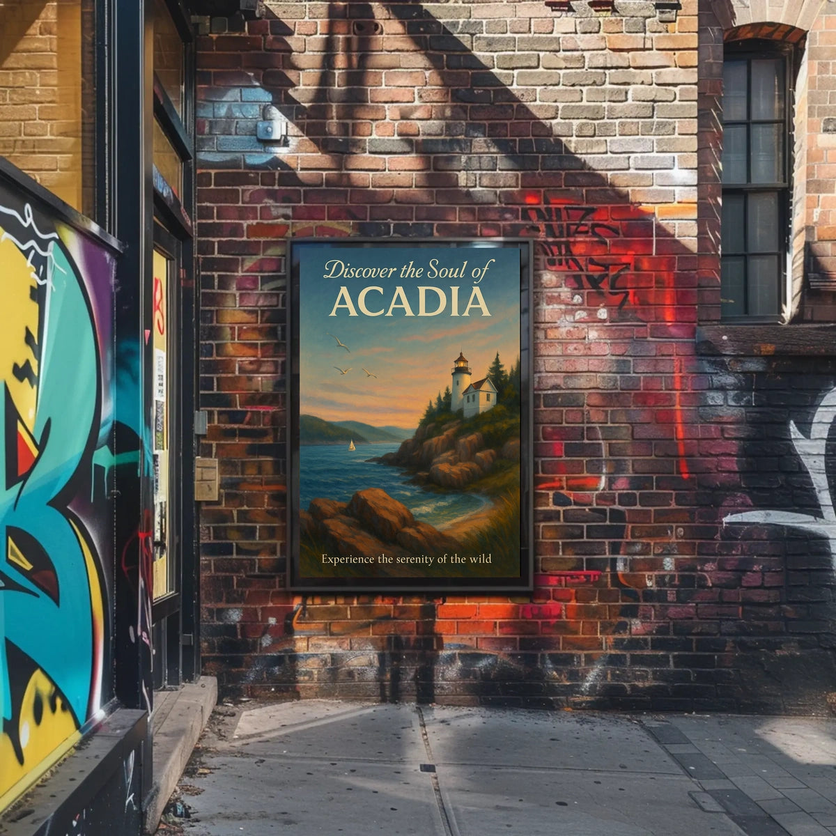 Discover the Soul of Acadia Poster