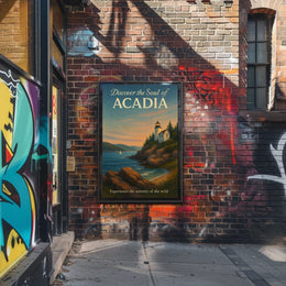 Discover the Soul of Acadia Poster