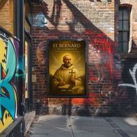 St. Bernard of Clairvaux Poster