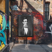 Abraham Lincoln Top Hat Desk Poster Historical Artwork PosterGoat