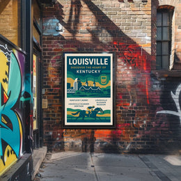 Discover Louisville, Kentucky Poster
