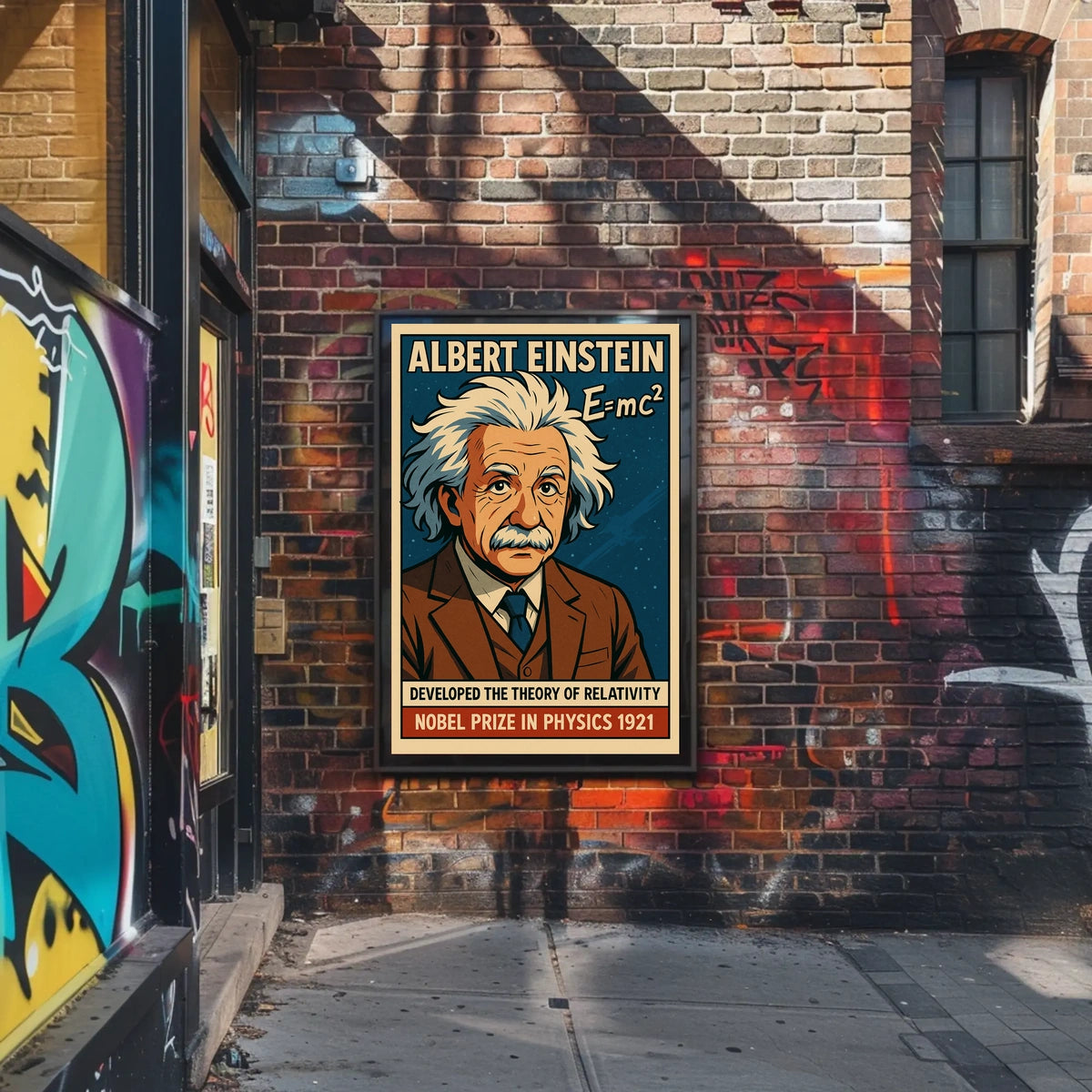 Albert Einstein Theory Of Relativity Poster