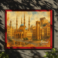 Beirut Cityscape Photography Realism Wanderlust Poster