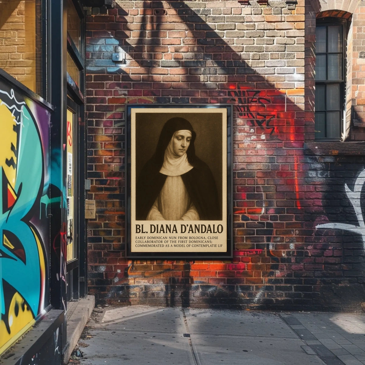 Bl. Diana DAndalo Model Of Poster