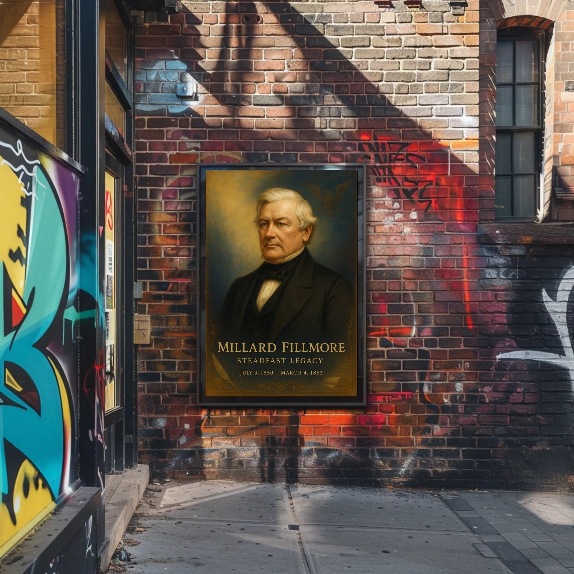 Millard Fillmore Steadfast Legacy Poster