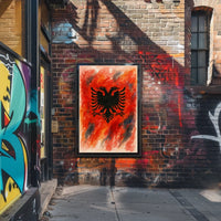 Symbolic Eagle Emblem Poster