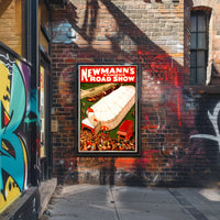 Newmann's Famous Road Show Vintage Cultural Poster