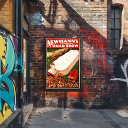 Newmann's Famous Road Show Vintage Cultural Poster