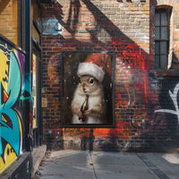 Festive Squirrel Celebration Poster