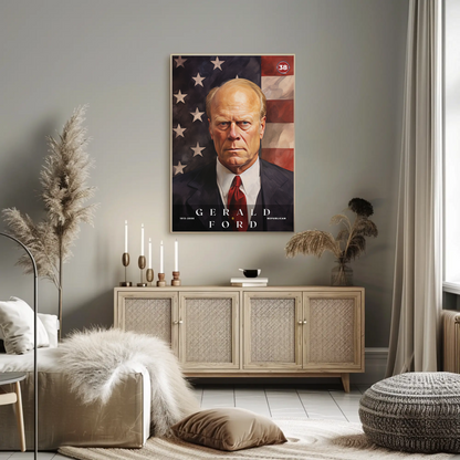 Gerald Ford 38th President Of The United States Portrait