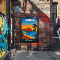Experience the Aloha Spirit Honolulu Poster