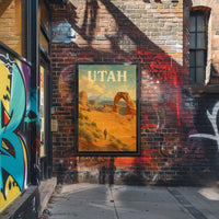 Utah Landscape Exploration Poster