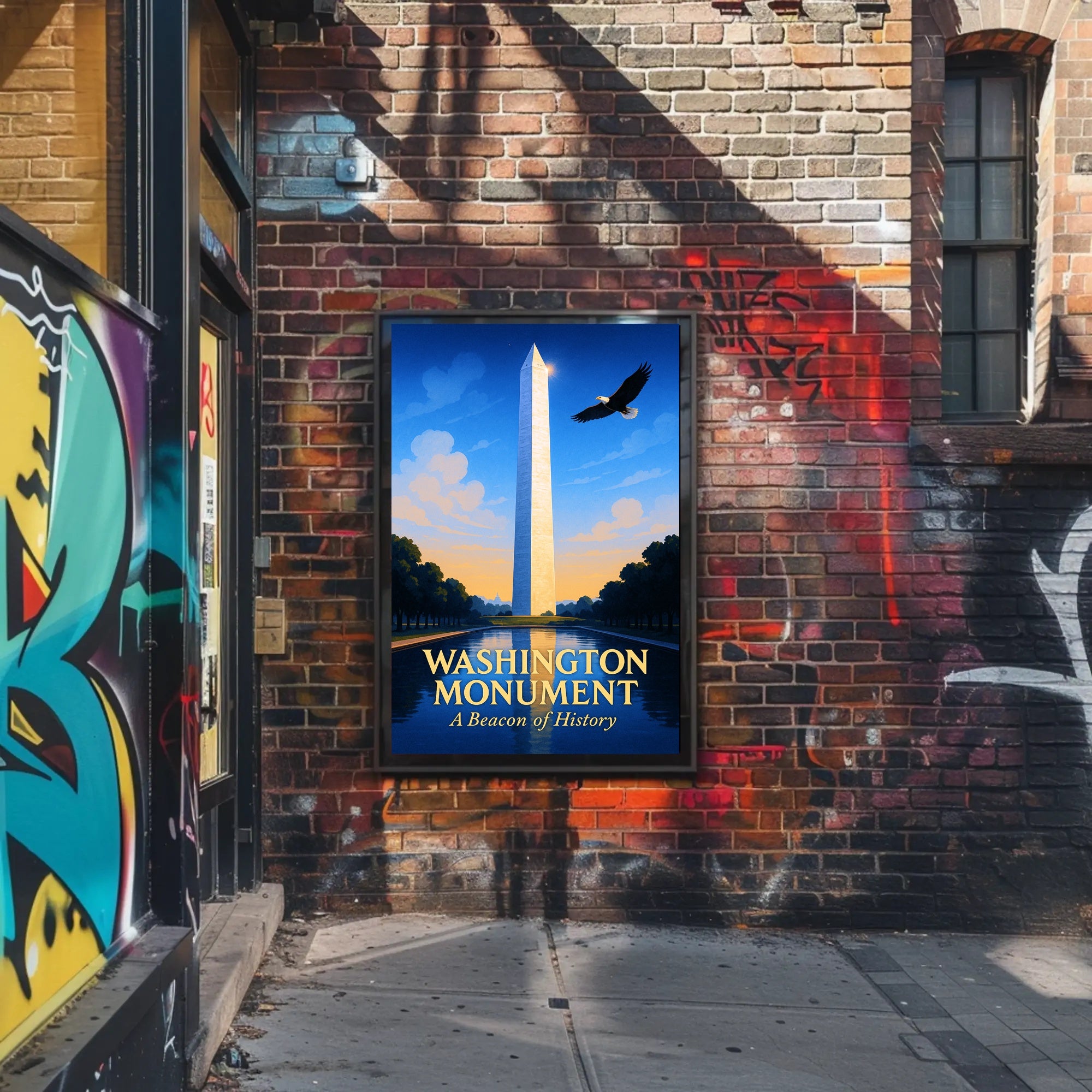 Washington Monument A Beacon of History Poster