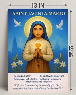 Saint Jacinta Marto Poster PosterGoat