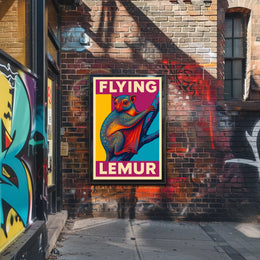 Flying Lemur Poster