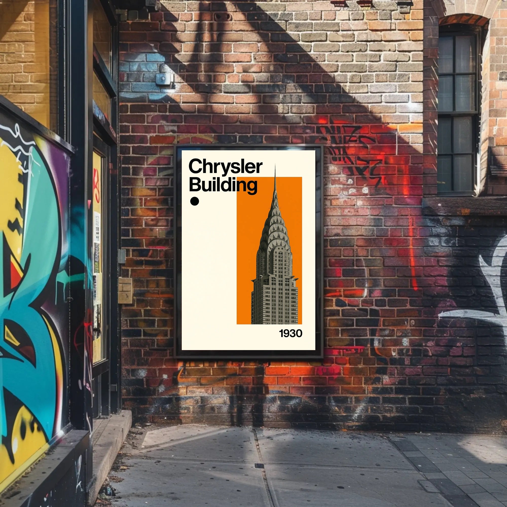 Chrysler Building Art Deco Skyscraper Poster - Cultural or Heritage Poster