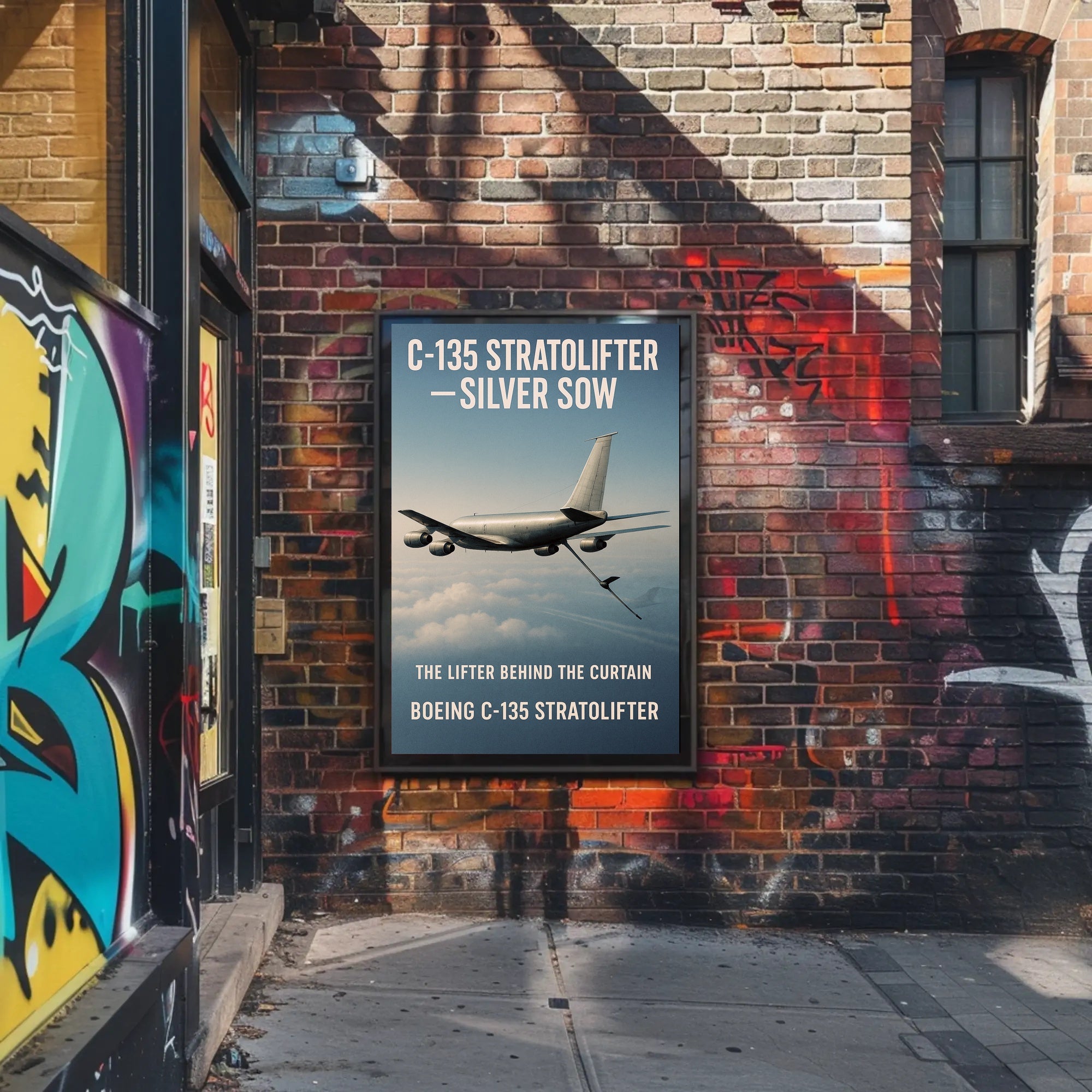 The Lifter Behind the Curtain Boeing C-135 Stratolifter Poster PosterGoat