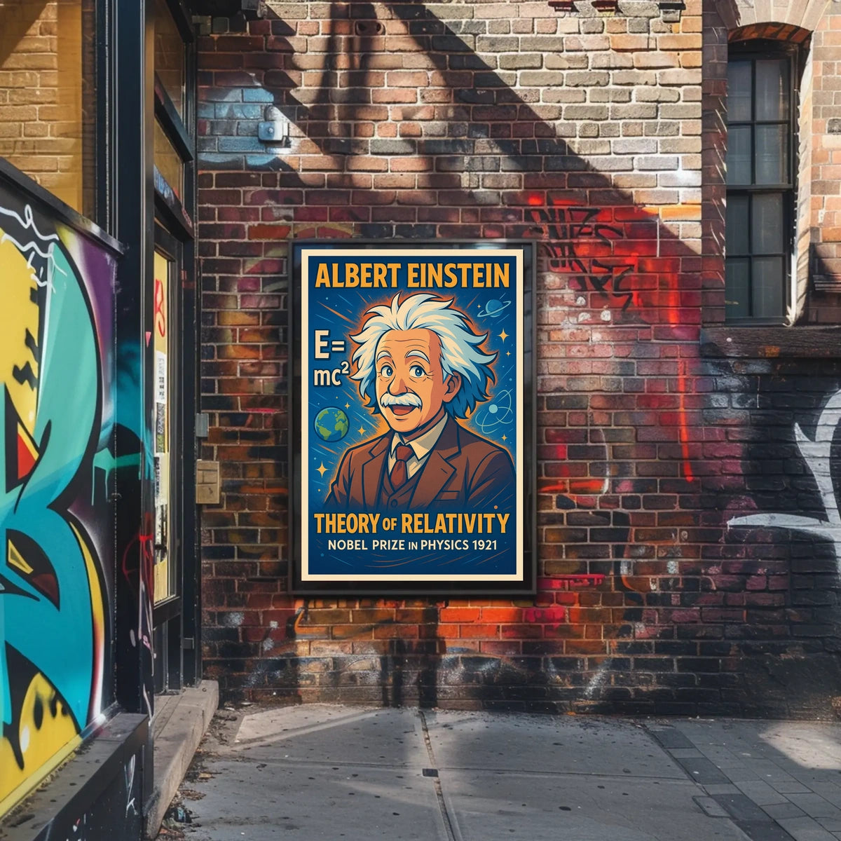 Albert Einstein Theory Of Relativity Poster