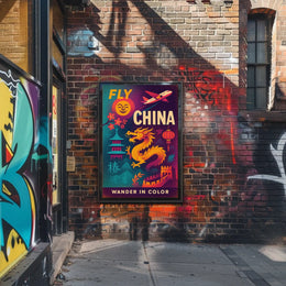 Fly China Wander in Color Poster