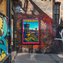 Edinburgh Cityscape Poster