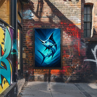 Geometric Marlin Poster PosterGoat