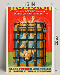 Houdini's Sensational Mystery Poster PosterGoat