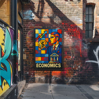 Economics in Vibrant Colors Poster