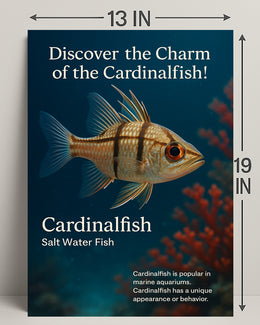 Discover the Charm of the Cardinalfish Poster PosterGoat